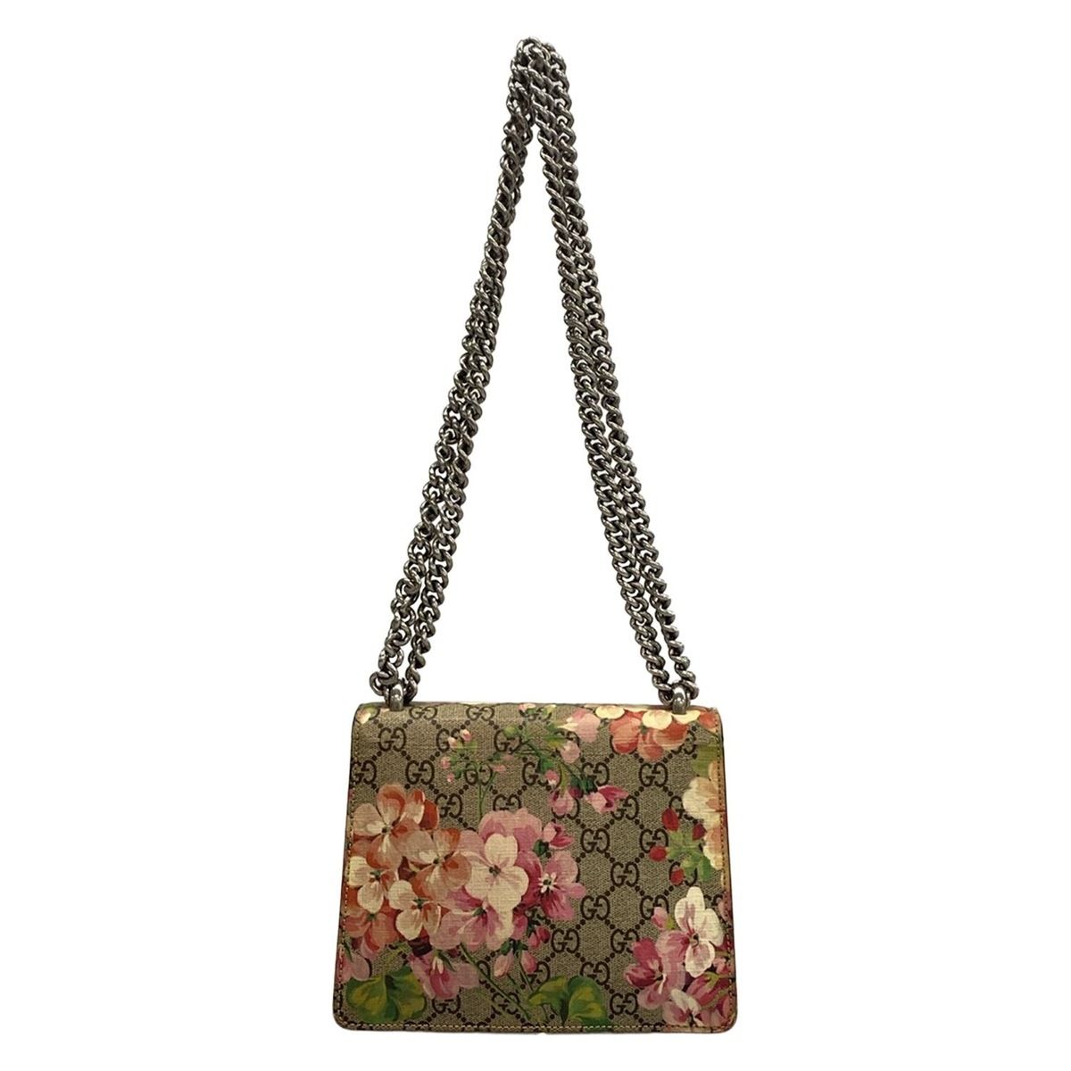 Gucci Shoulder Bag Dionysus GG Blue Mus Beige Ebony Multi Chain — view 3