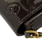 Louis Vuitton Wallet Monogram Vernis Pochette Felicie Amarante Leather — view 7