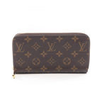 Louis Vuitton Round Wallet Zippy Monogram Fuchsia Canvas
