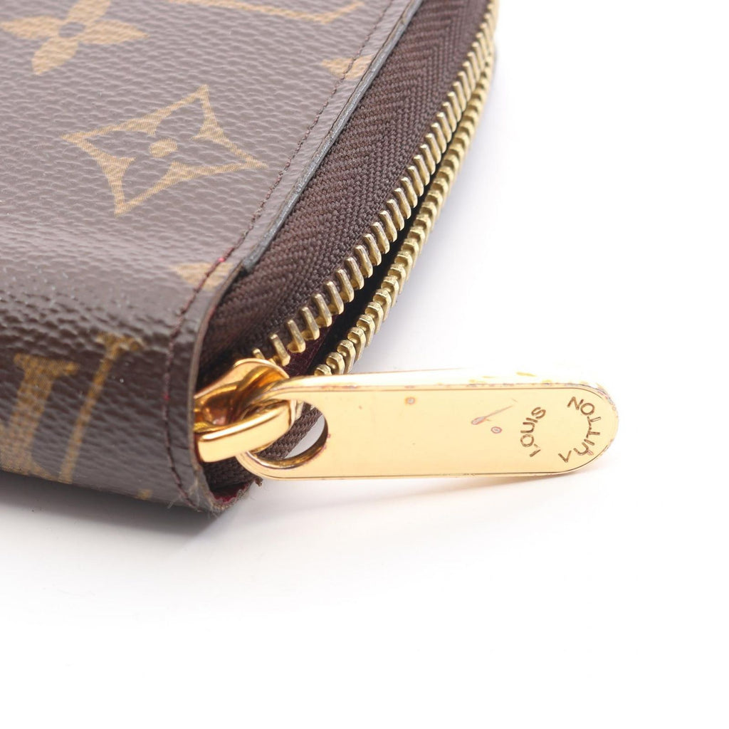 Louis Vuitton Round Wallet Zippy Monogram Fuchsia Canvas — view 7