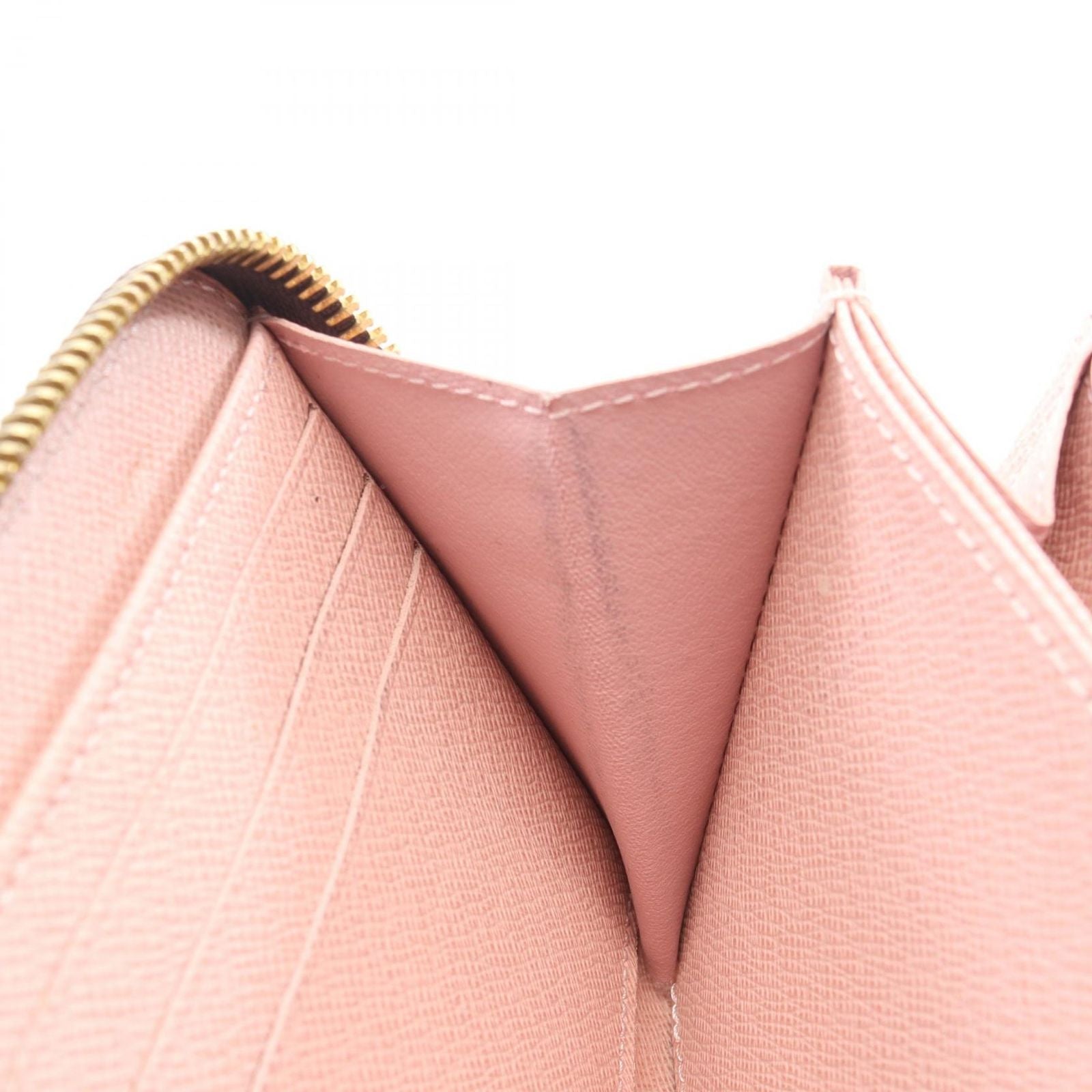 Louis Vuitton Round Wallet Zippy Monogram Rose Ballerine Canvas — view 7