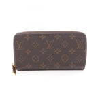 Louis Vuitton Round Wallet Zippy Monogram Rose Ballerine Canvas