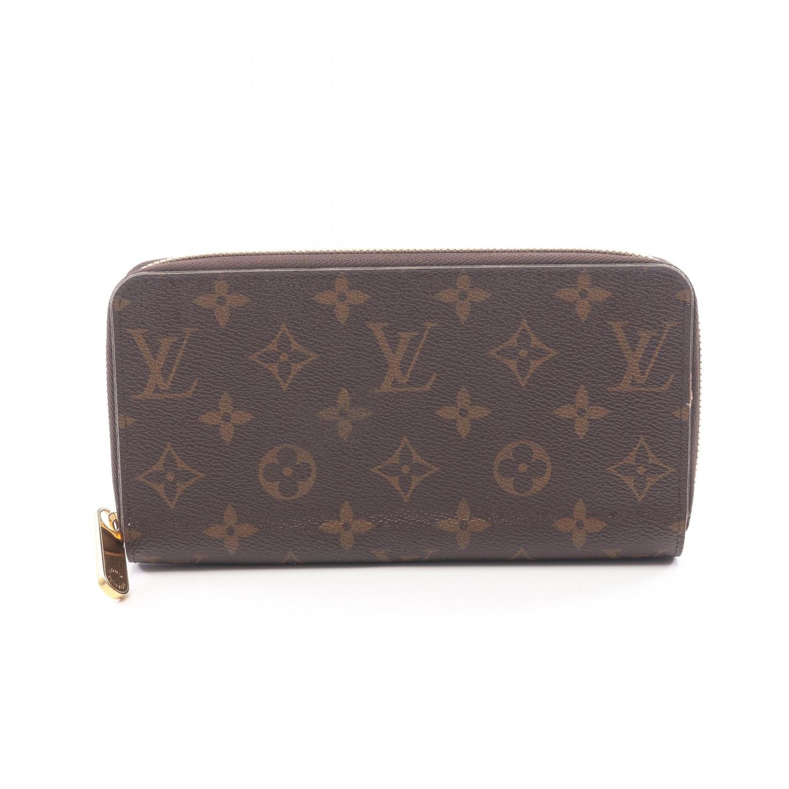 Louis Vuitton Round Wallet Zippy Monogram Rose Ballerine Canvas