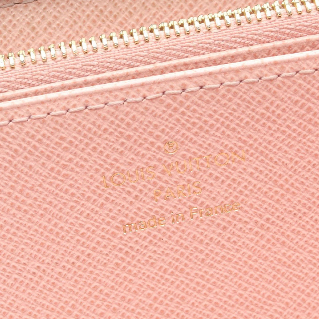 Louis Vuitton Round Wallet Zippy Monogram Rose Ballerine Canvas — view 4