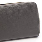 Celine Round Wallet Large Zipped Gray Leather Large — view 9