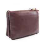 Celine Shoulder Bag Trio Large Bordeaux Leather — view 2