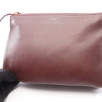 Celine Shoulder Bag Trio Large Bordeaux Leather — view 8