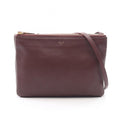 Celine Shoulder Bag Trio Large Bordeaux Leather