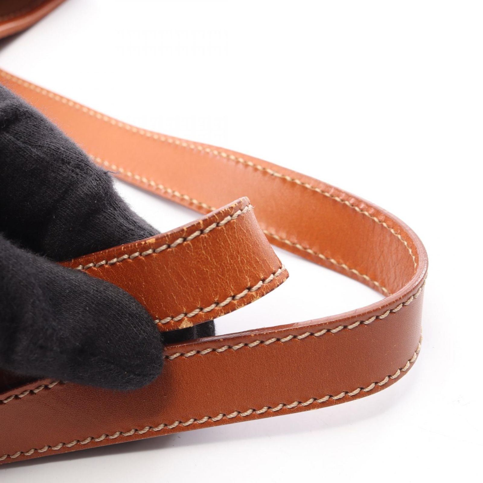Celine Tote Macadam 2 Brown Dark Canvas Leather — view 9
