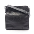 Loewe Shoulder Bag Anagram Black Leather