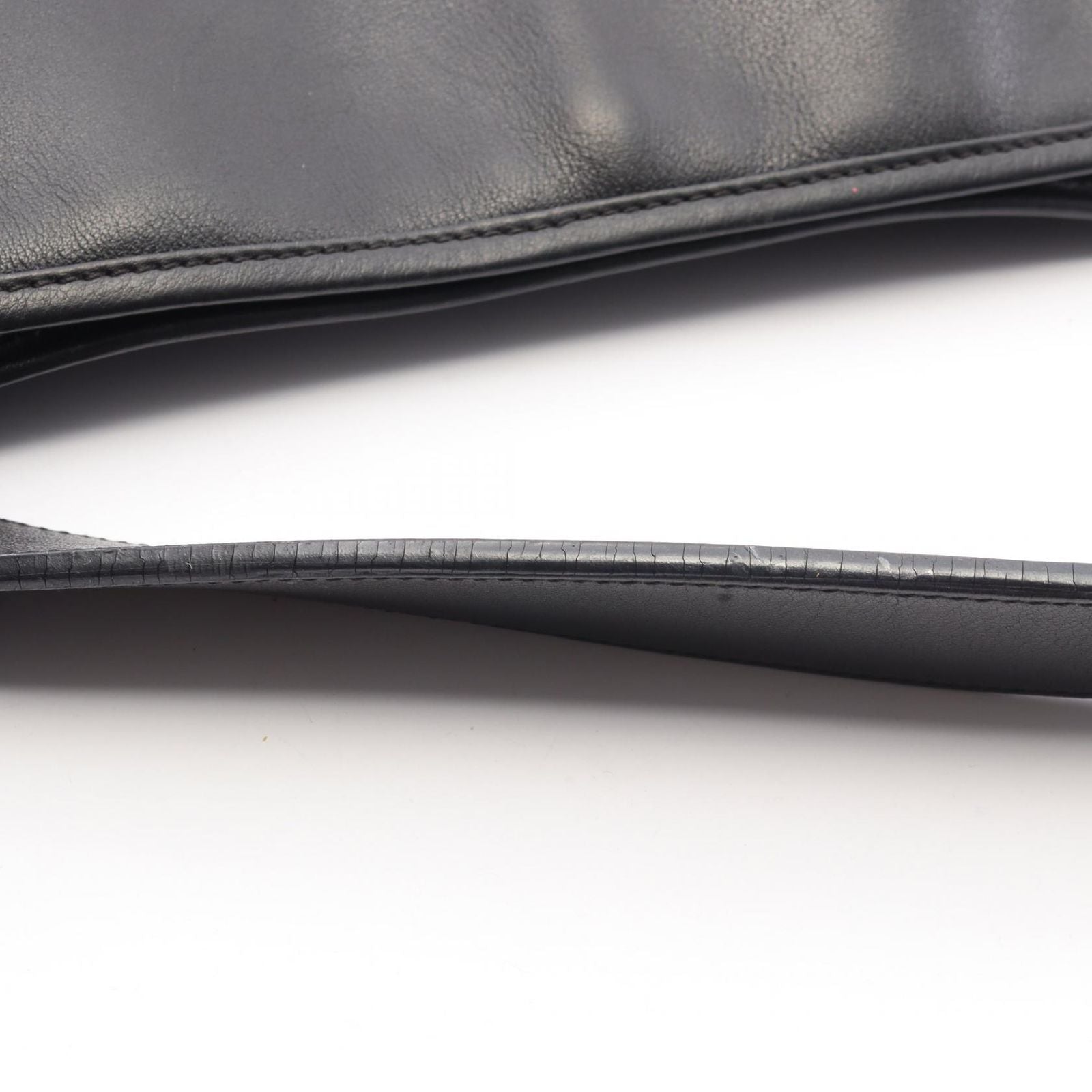 Loewe Shoulder Bag Anagram Black Leather — view 8