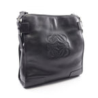 Loewe Shoulder Bag Anagram Black Leather — view 2