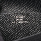 Hermes Bifold Wallet Bearn Compact Black Leather — view 5