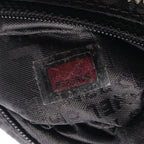 Chanel Handbag Logo Black Leather Fringe Mini — view 5