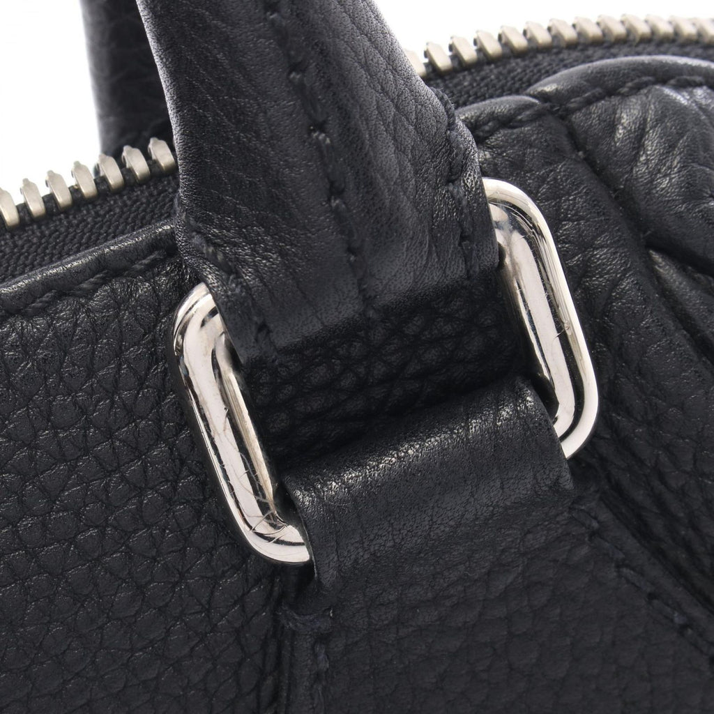 Chanel Handbag Logo Black Leather Fringe Mini — view 8