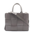 Bottega Veneta Tote Small Arco Maxi Intrecciato 2-Way Gray Leather