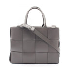 Bottega Veneta Tote Small Arco Maxi Intrecciato 2-Way Gray Leather