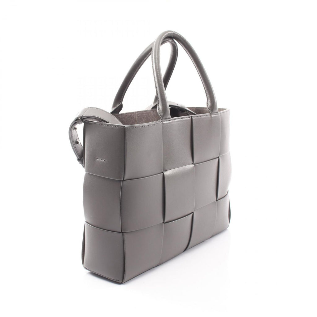 Bottega Veneta Tote Small Arco Maxi Intrecciato 2-Way Gray Leather — view 2