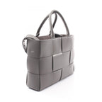 Bottega Veneta Tote Small Arco Maxi Intrecciato 2-Way Gray Leather — view 2