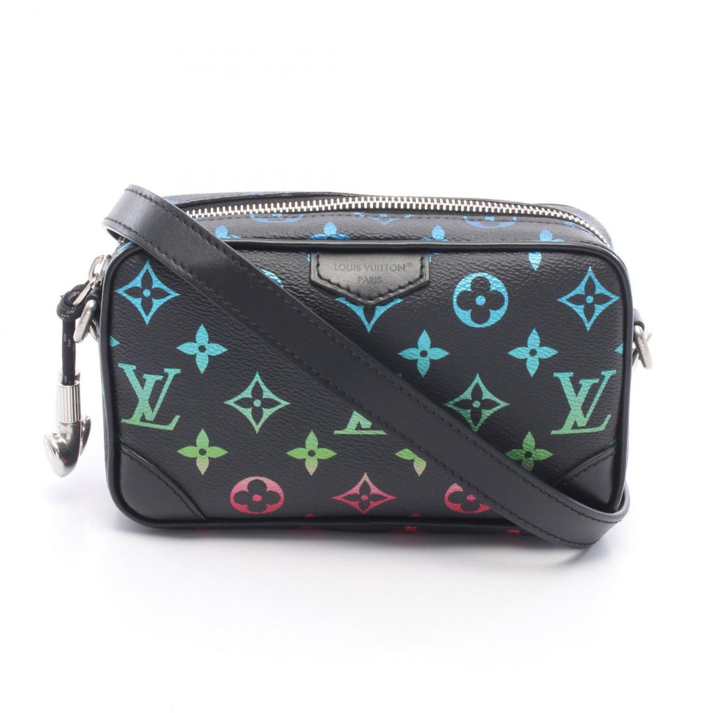 Louis Vuitton Shoulder Bag Trocadero Wearable Wallet Gradient Black Canvas
