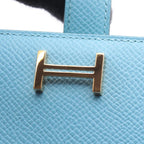 Hermes Bifold Wallet Bearn Souffle Verso Celeste Vert Jade Leather — view 9
