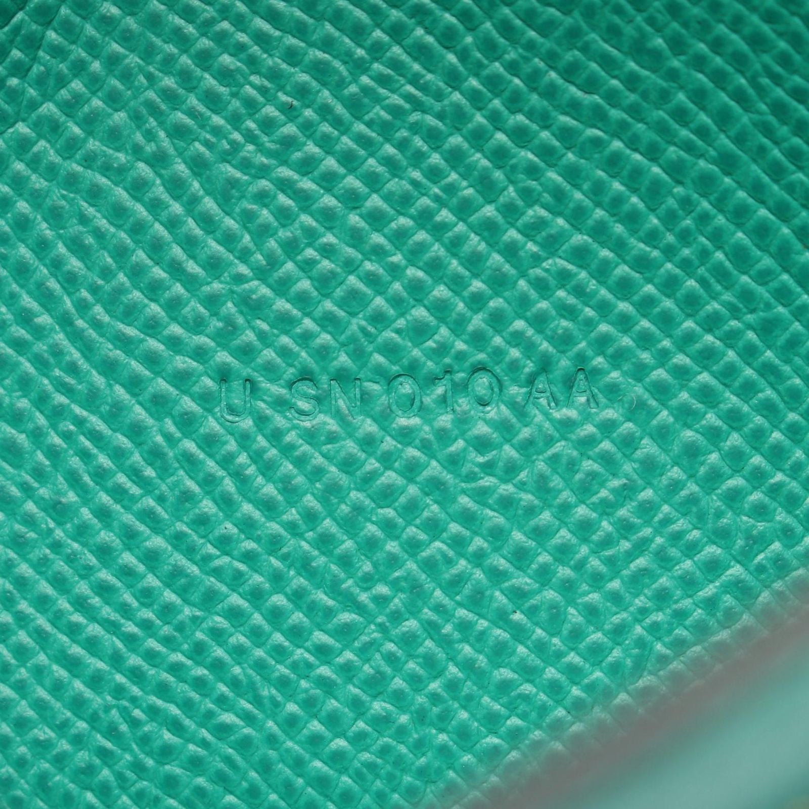 Hermes Bifold Wallet Bearn Souffle Verso Celeste Vert Jade Leather — view 6