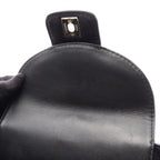 Chanel Shoulder Bag Quilted Bucket Black Leather Chain — view 7