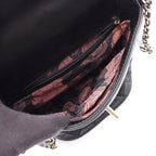 Chanel Shoulder Bag Quilted Bucket Black Leather Chain — view 3