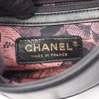 Chanel Shoulder Bag Quilted Bucket Black Leather Chain — view 4