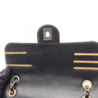 Chanel Shoulder Bag Quilted Black Lambskin Clip Coco Chain — view 7