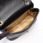 Chanel Shoulder Bag Quilted Black Lambskin Clip Coco Chain — view 3