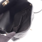 Chanel Shoulder Bag Quilted Black Lambskin Chain — view 3