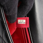 Chanel Shoulder Bag Quilted Black Lambskin 2-Way Chain — view 5