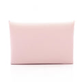 Hermes Coin Case Calvi Mauvepere Leather