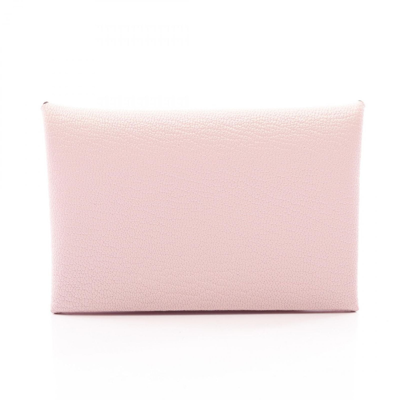Hermes Coin Case Calvi Mauvepere Leather