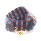 Hermes Shoulder Strap Bandouliere Sangle Maxi Quadrille Biscuit Rouge Ash