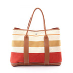 Hermes Tote Garden Party PM Ecru Rouge Venetian Gold Go