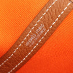 Hermes Tote Garden Party PM Ecru Rouge Venetian Gold Go — view 4