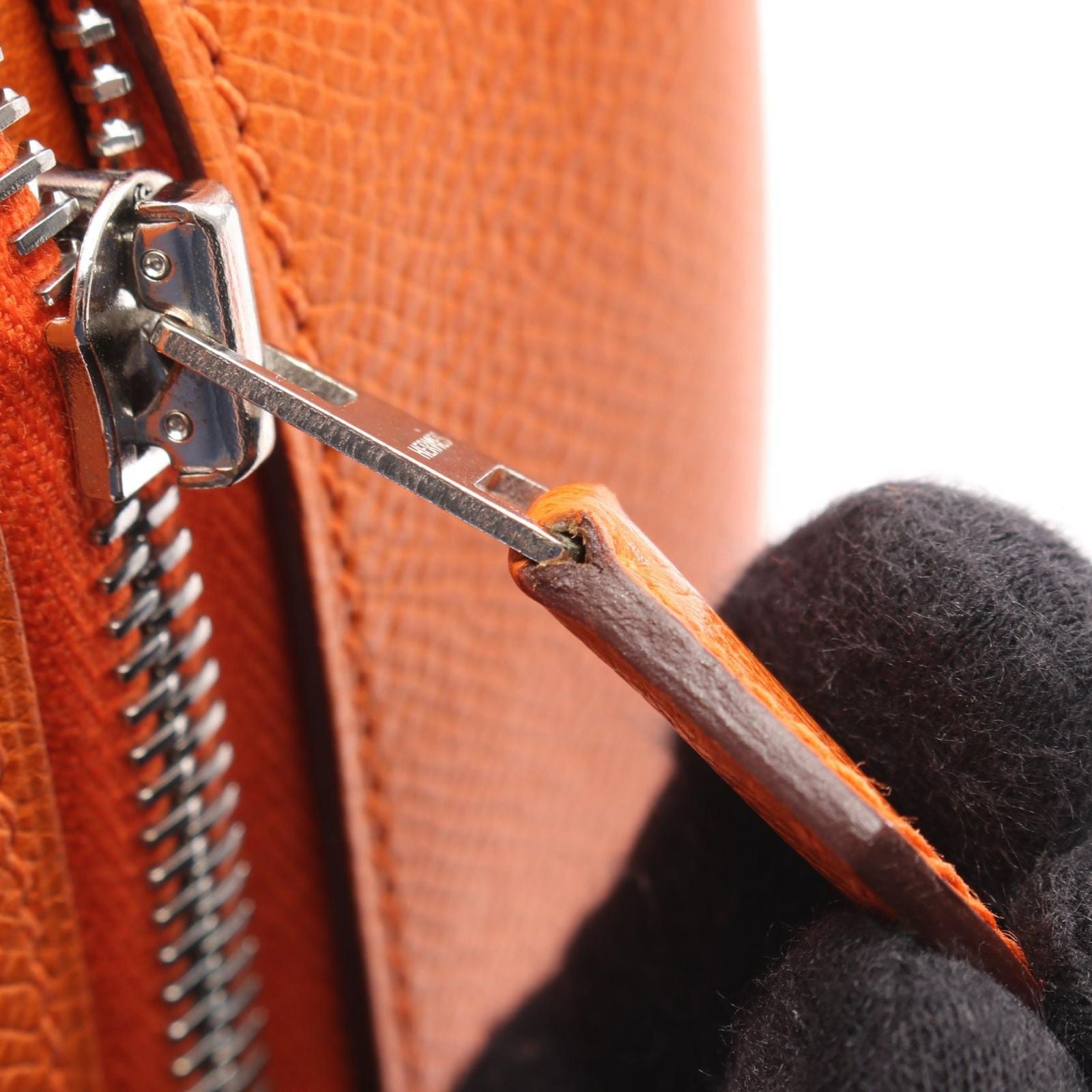 Hermes Handbag Plume 28 Orange — view 9
