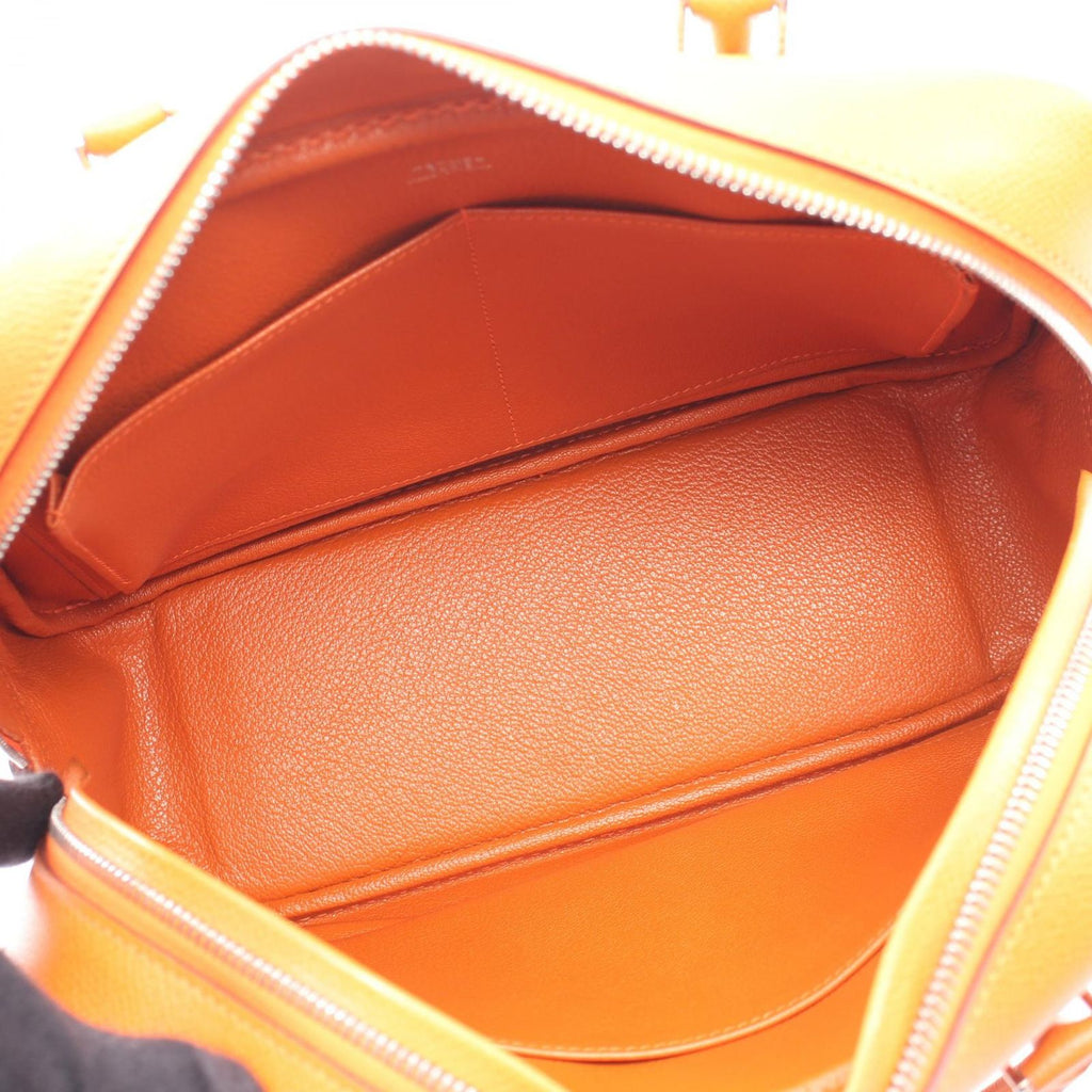 Hermes Handbag Plume 28 Orange — view 3