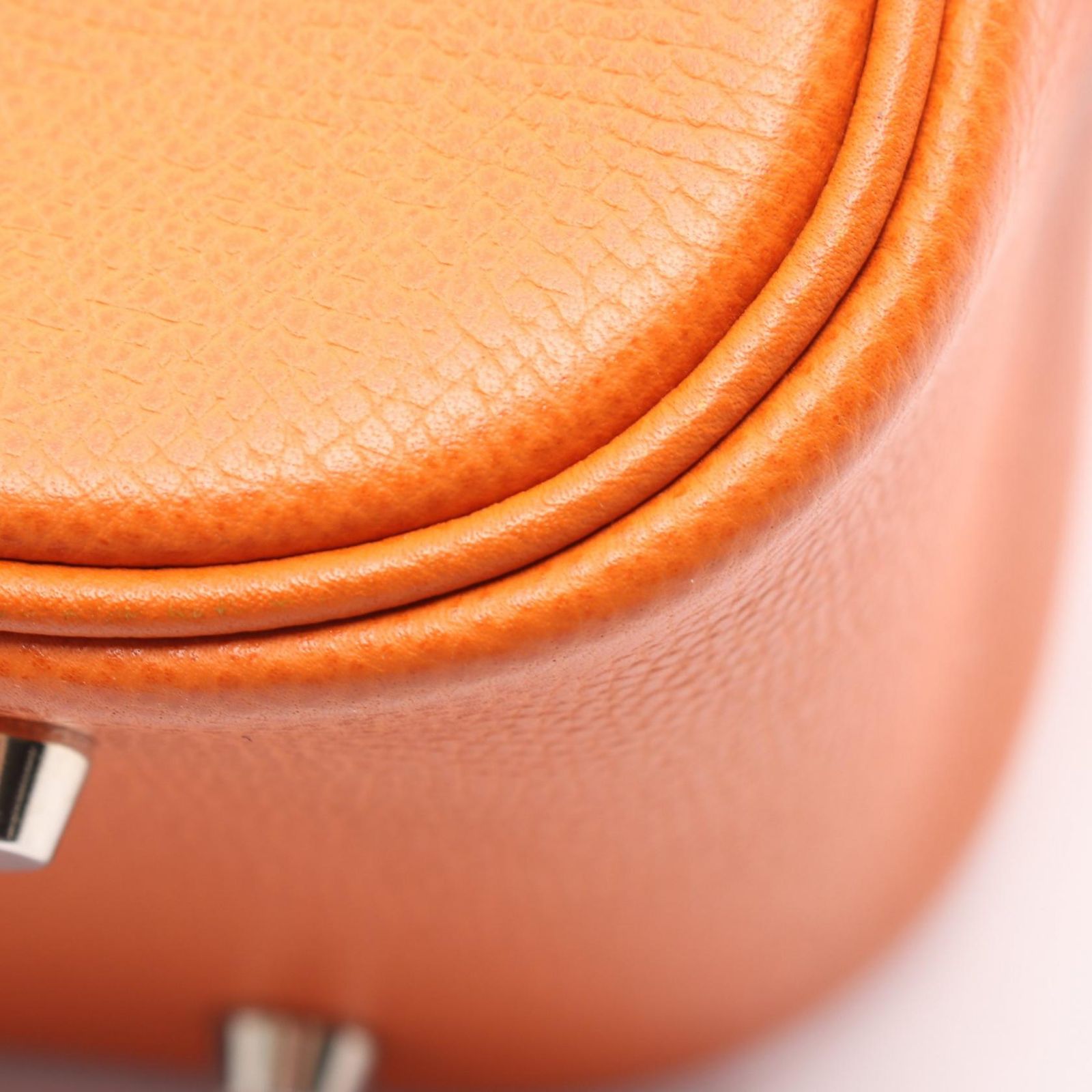 Hermes Handbag Plume 28 Orange — view 8