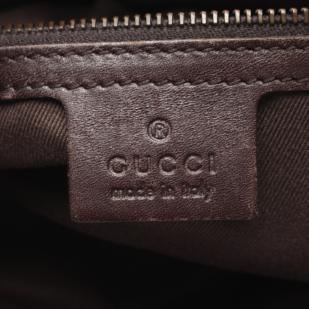 Gucci Tote GG Canvas Beige Dark Brown — view 4
