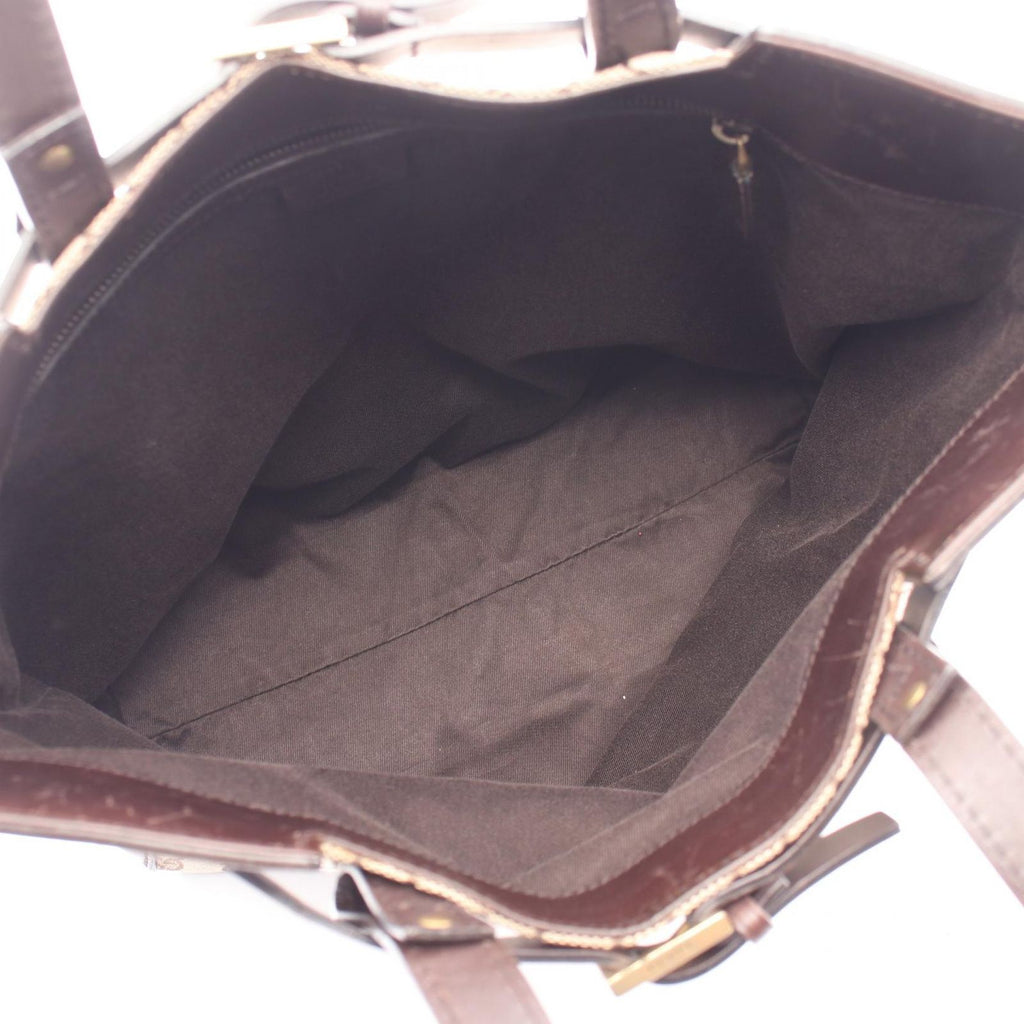 Gucci Tote GG Canvas Beige Dark Brown — view 3