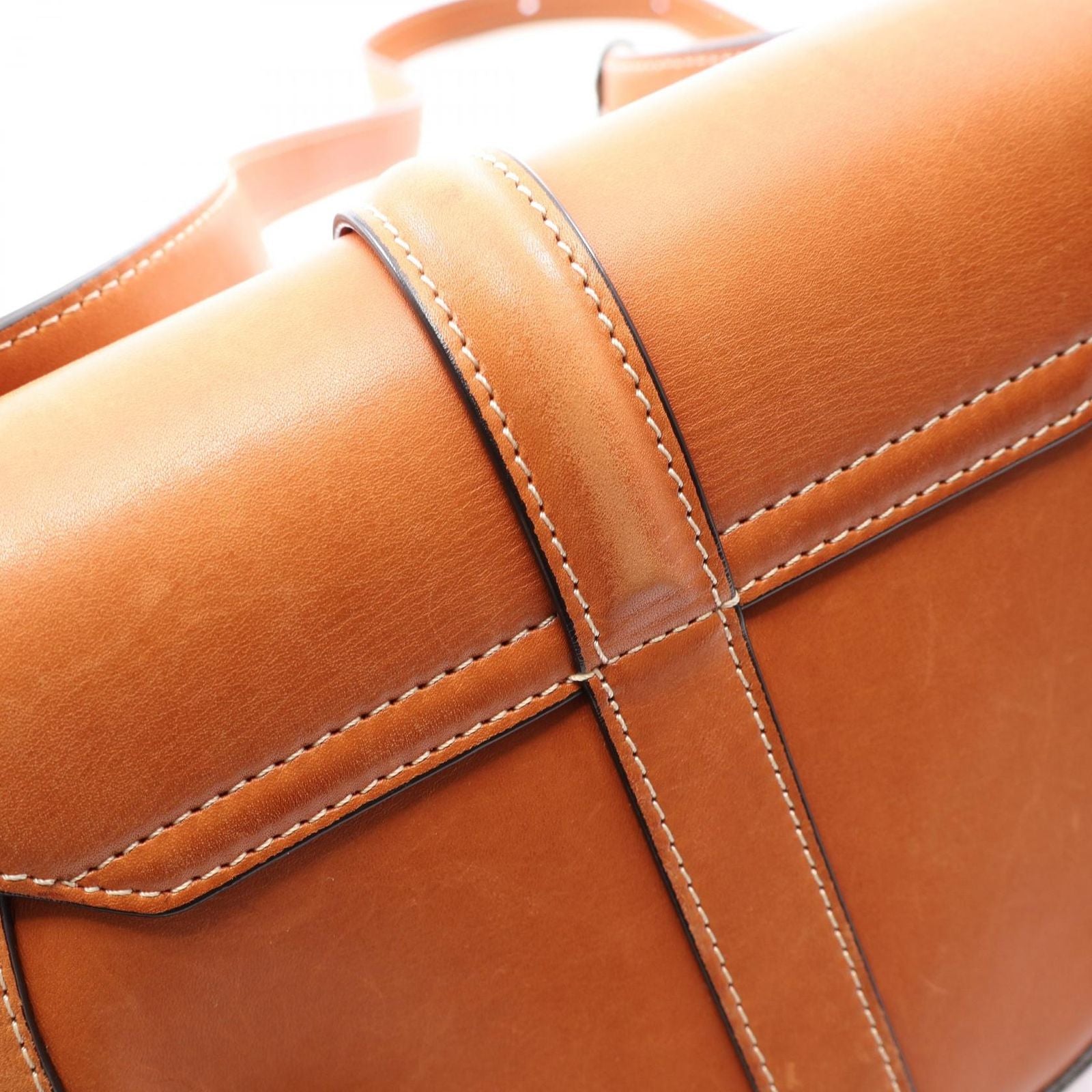 Celine Shoulder Bag Small Besace Tan Leather 16 — view 9