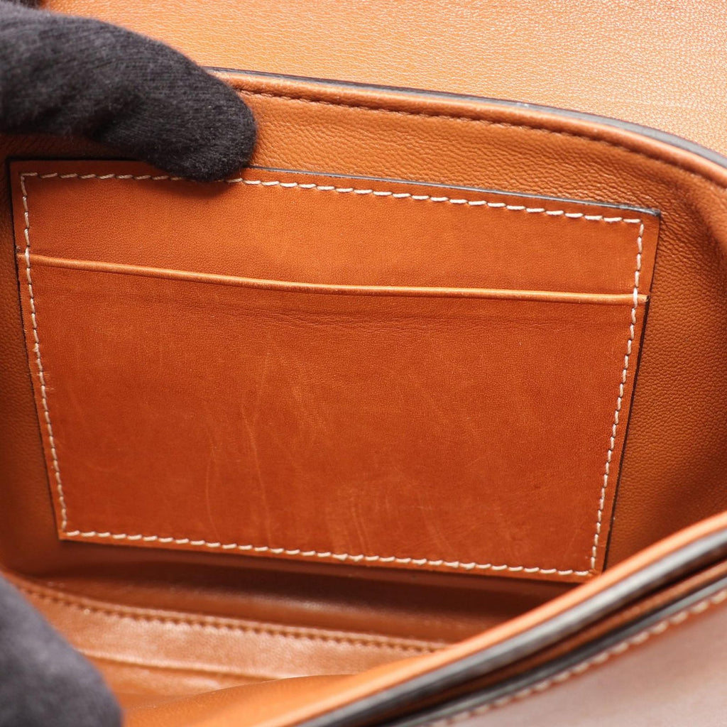 Celine Shoulder Bag Small Besace Tan Leather 16 — view 7