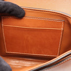 Celine Shoulder Bag Small Besace Tan Leather 16 — view 7