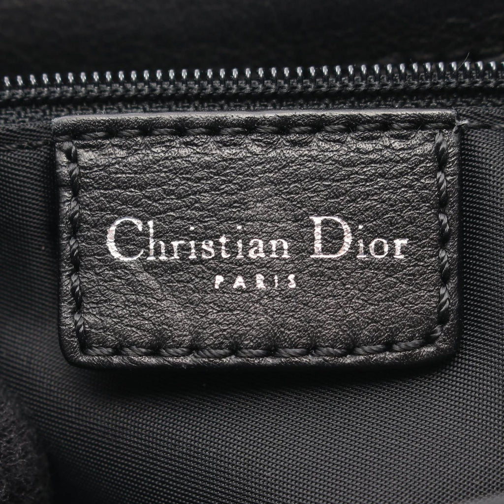 Dior Shoulder Bag Street Chic Trotter Black Canvas Leather — view 4