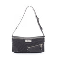 Dior Shoulder Bag Street Chic Trotter Black Canvas Leather