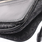 Dior Shoulder Bag Street Chic Trotter Black Canvas Leather — view 7