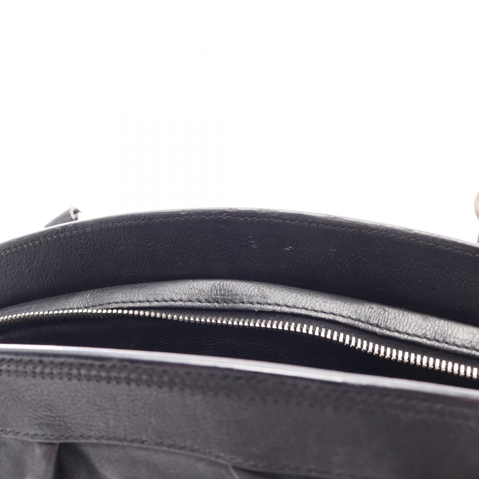 Dior Handbag My Frame Black Leather — view 9